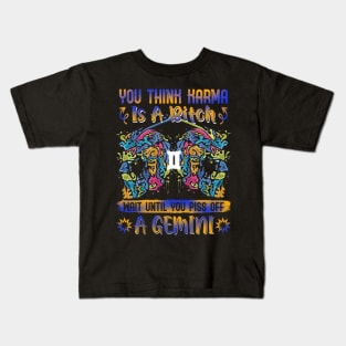 Don't Piss Of A Gemini Funny Kids T-Shirt